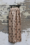 Mutedance 25 Autumn and Winter Elastic Wide Waist Drawstring Casual Pants Series Floral Dye MD-MD25FW74-khaki (MD25FW71)